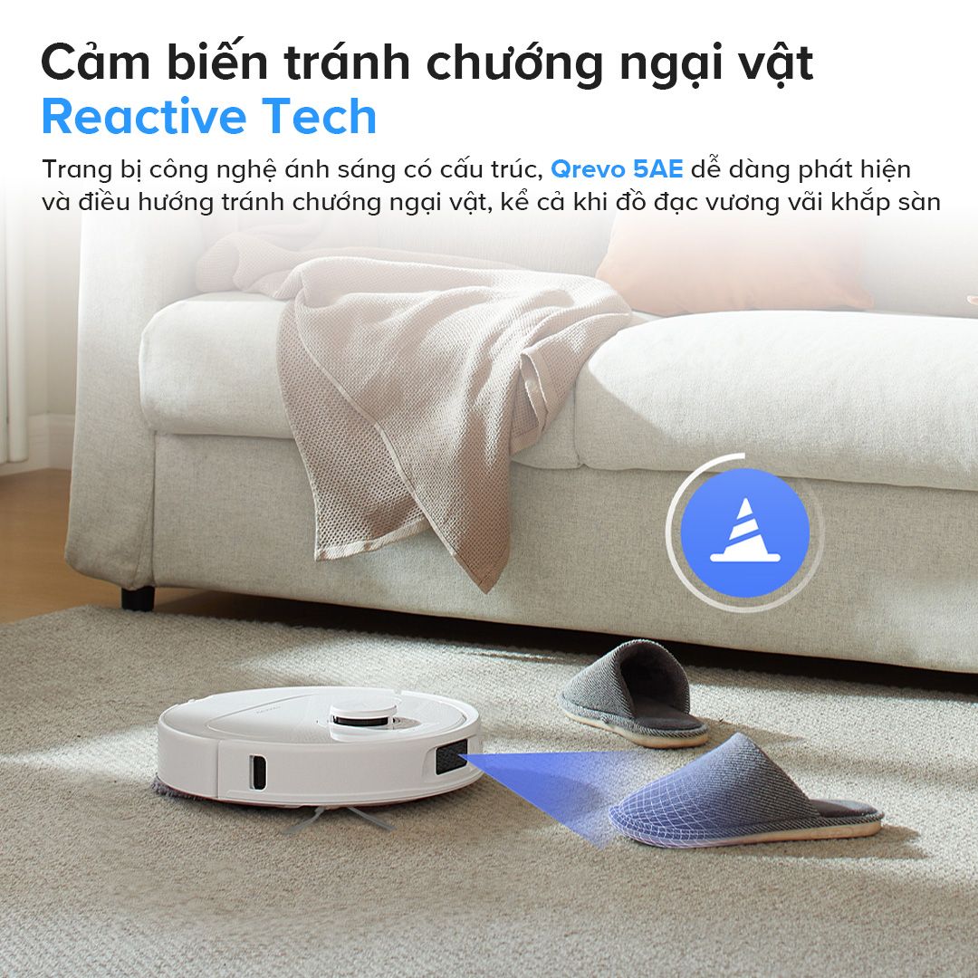  Robot Hút Bụi Lau Nhà Roborock Qrevo 5AE 
