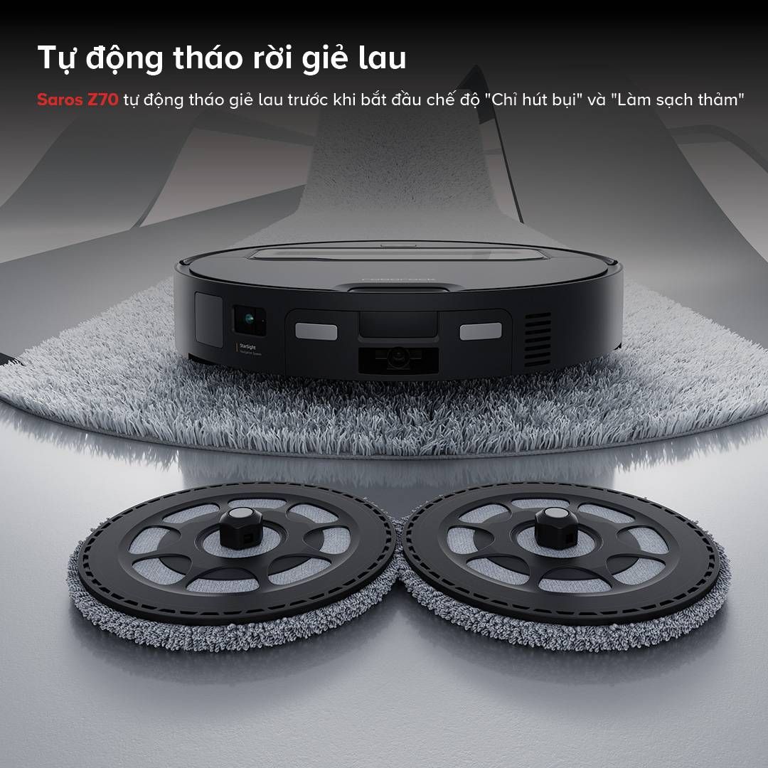  Robot Hút Bụi Lau Nhà Roborock Saros Z70 