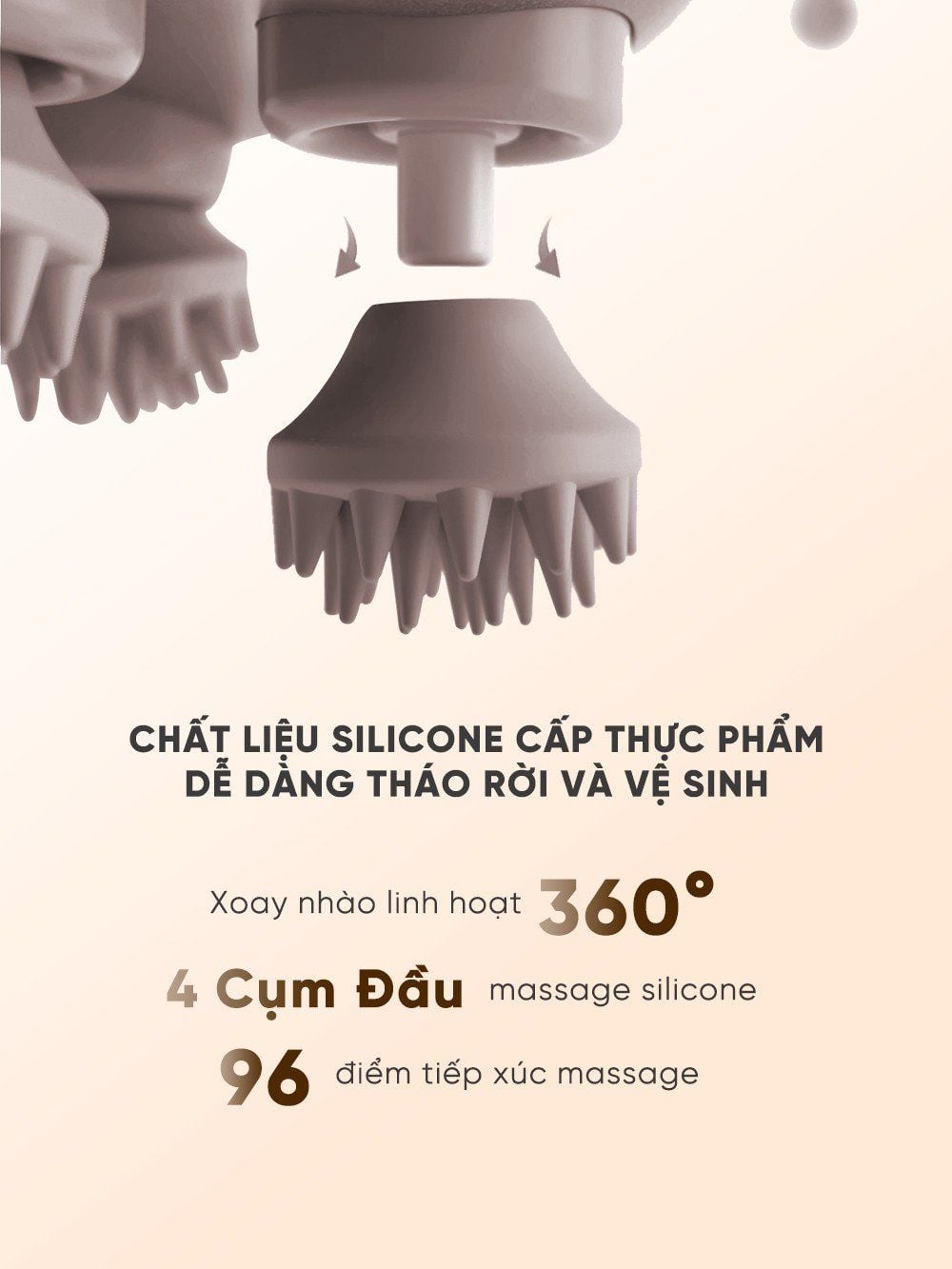  Máy Massage Đầu BREO SCALP MINI - Xoa Bóp Đa Điểm Kích Thích Mọc Tóc - Tăng Lưu Thông Máu 