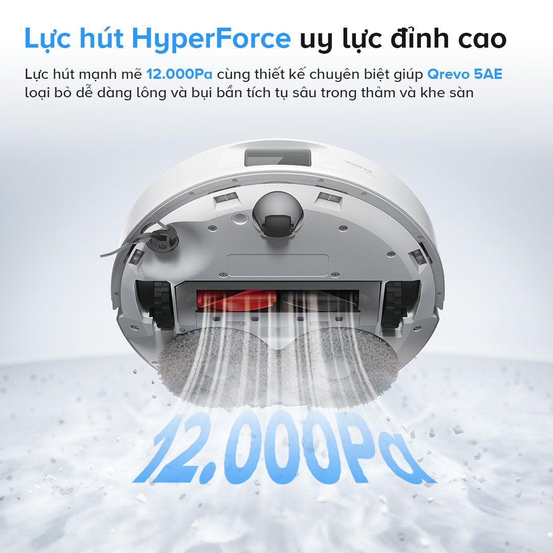  Robot Hút Bụi Lau Nhà Roborock Qrevo 5AE 