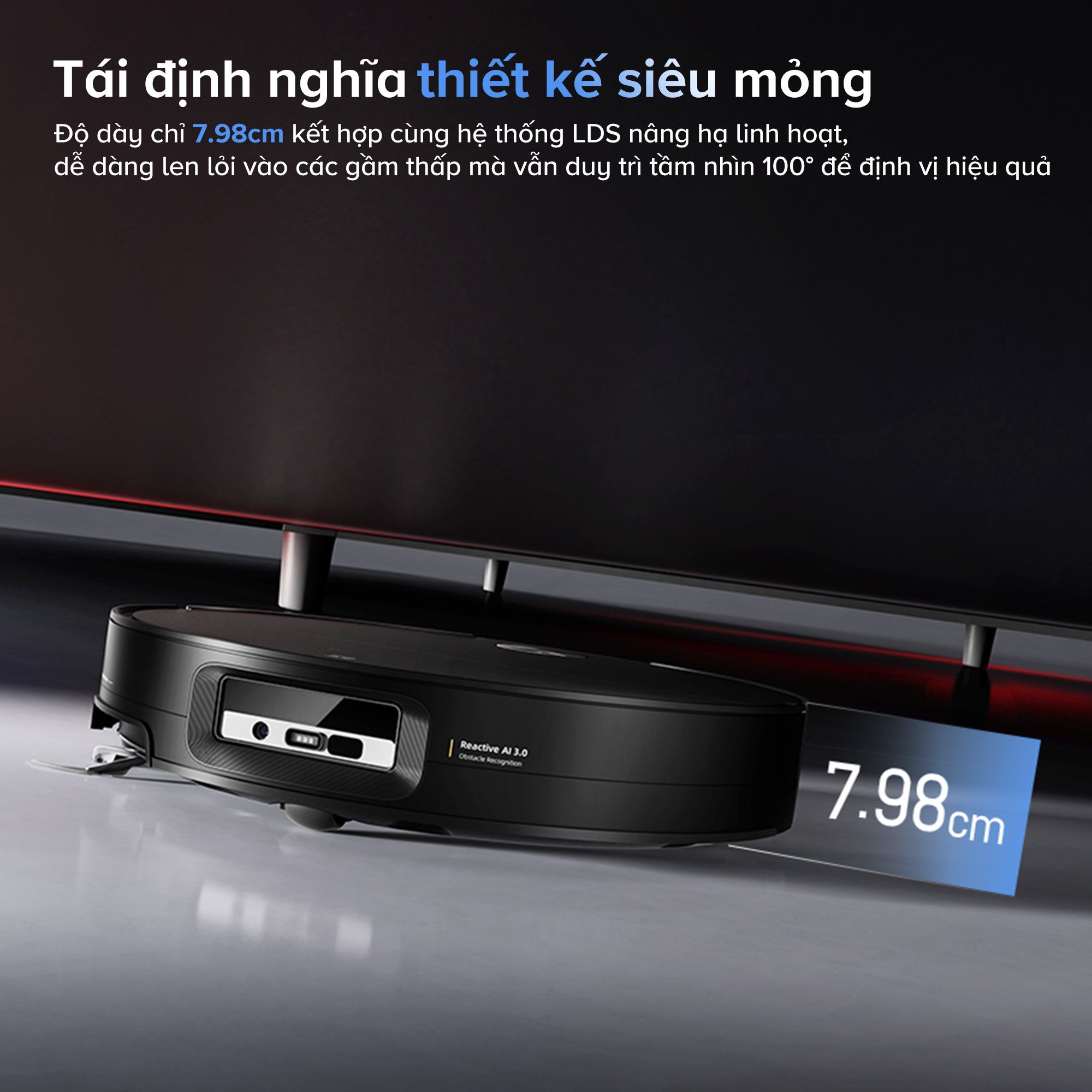  Robot Hút Bụi Lau Nhà Roborock Saros 10 