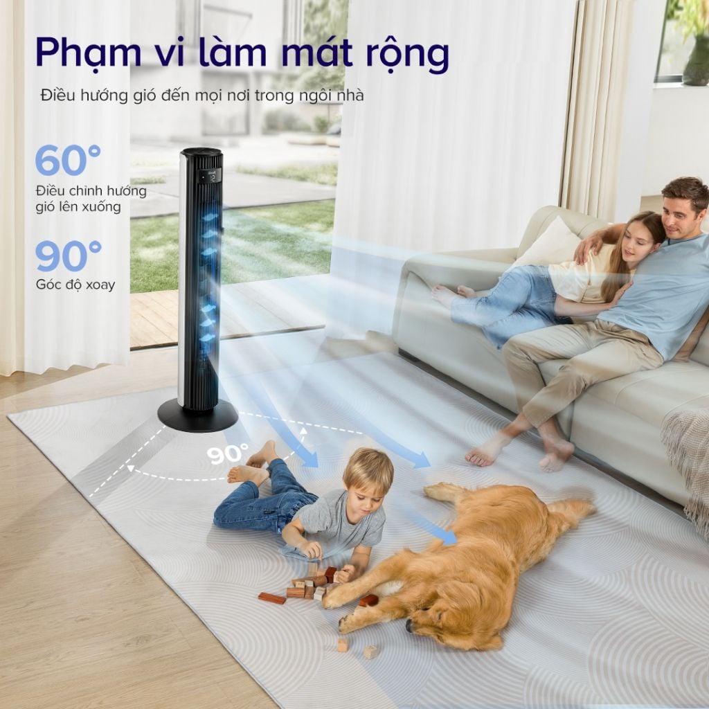  Quạt Tháp Levoit Classic 42-Inch 