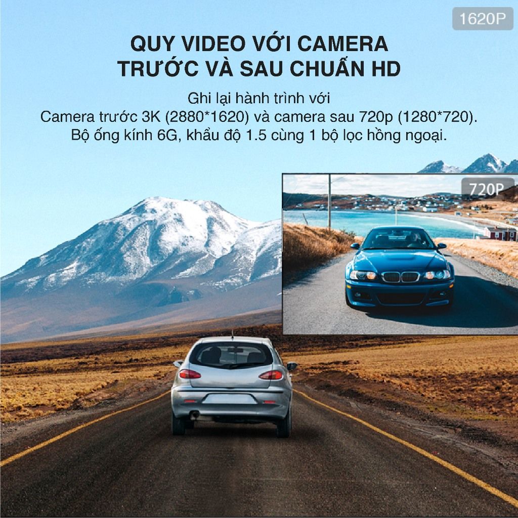  Bộ Đôi Camera Hành Trình Botslab G500H 