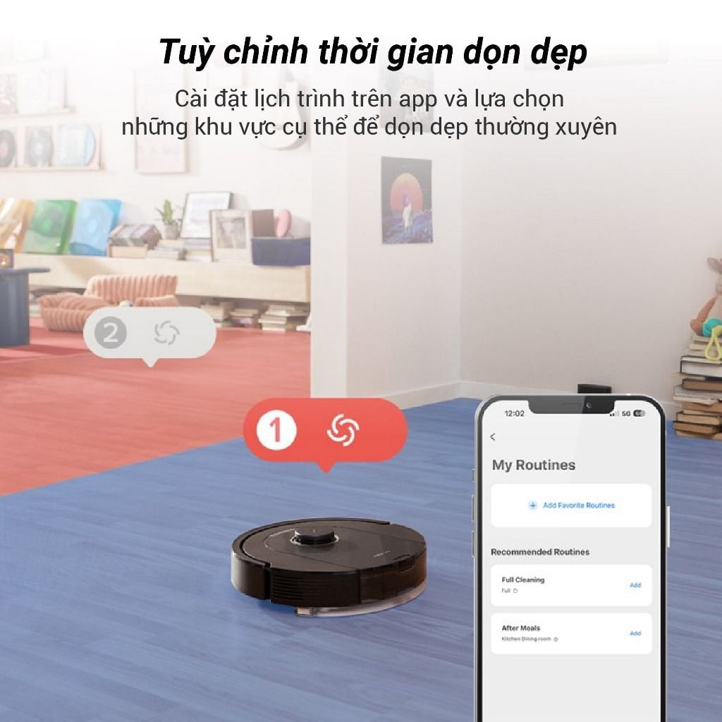  Robot Hút Bụi Lau Nhà Roborock Q5 Pro+ 