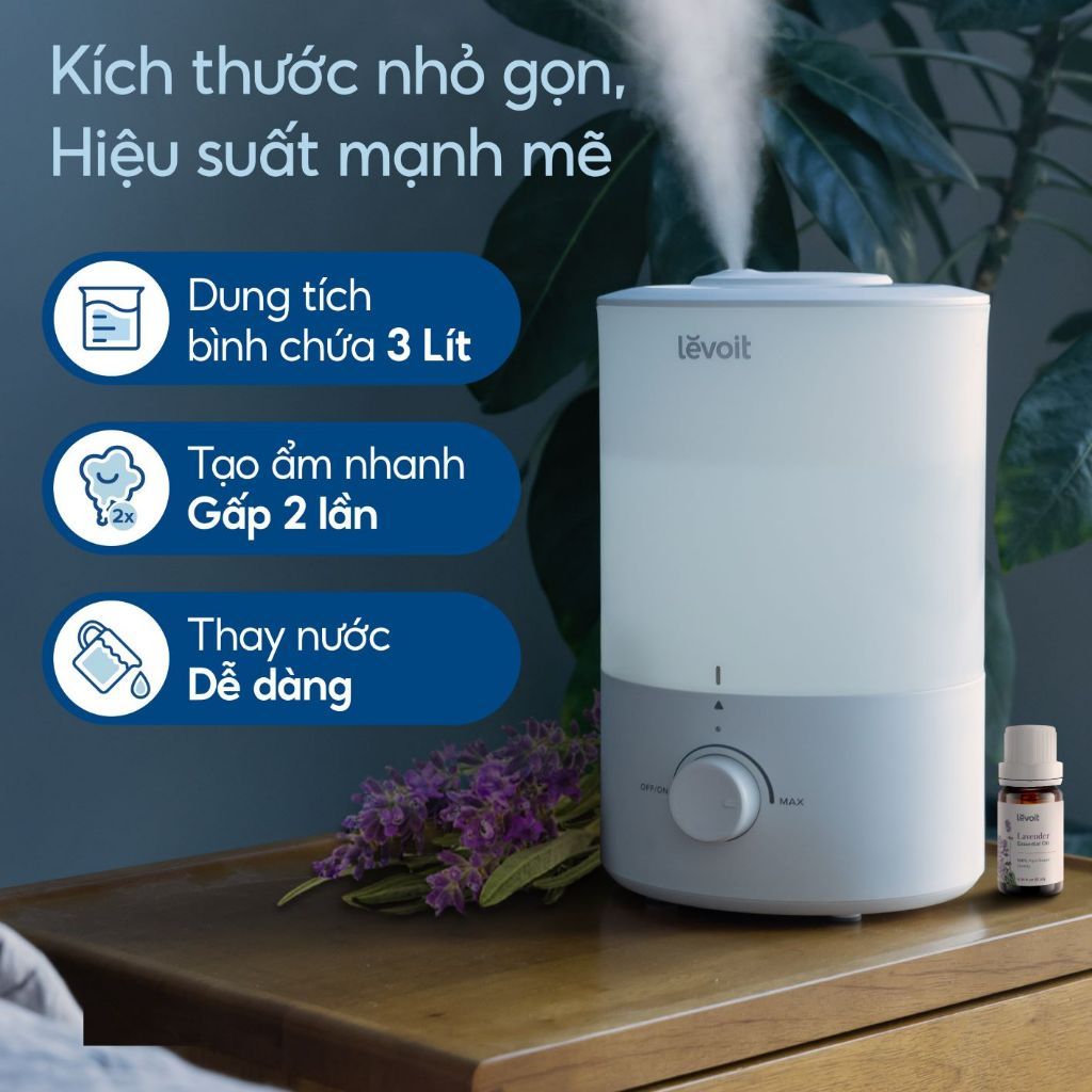  Máy Phun Sương Tạo Ẩm Levoit Dual 150 Ultrasonic 