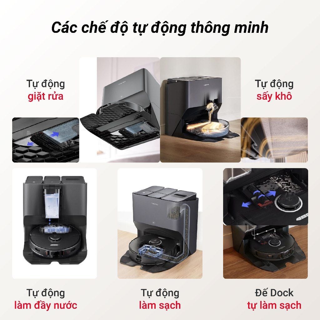  Robot Hút Bụi Lau Nhà Roborock S8 Pro Ultra 