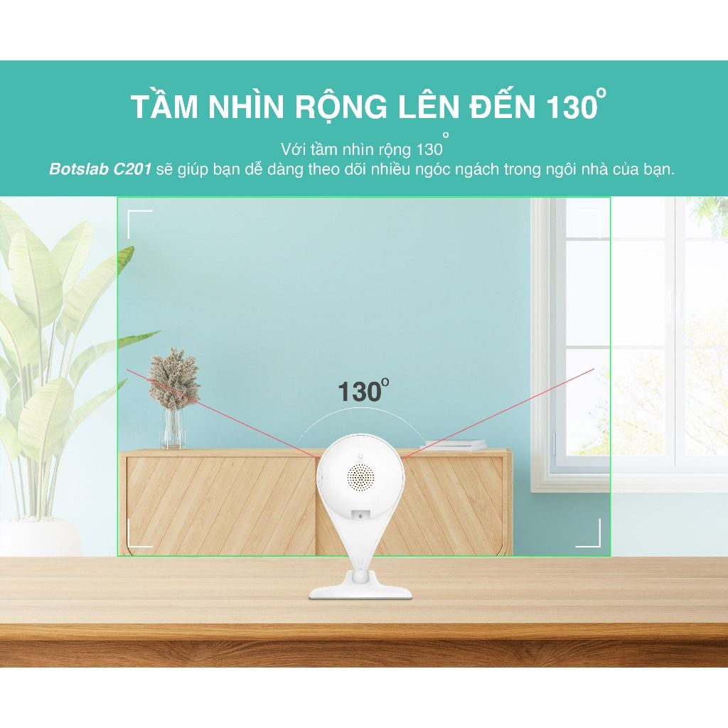  Camera Wifi Trong Nhà Botslab C201 
