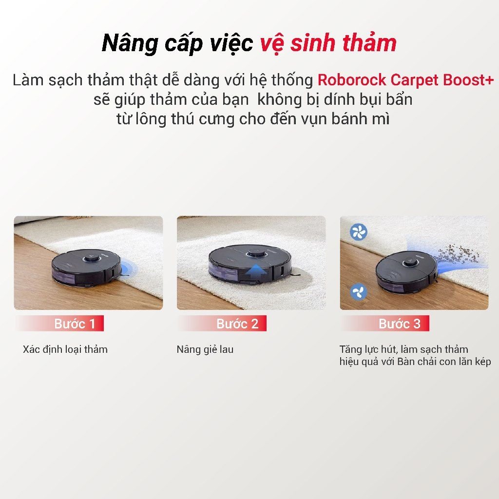  Robot Hút Bụi Lau Nhà Roborock S8 