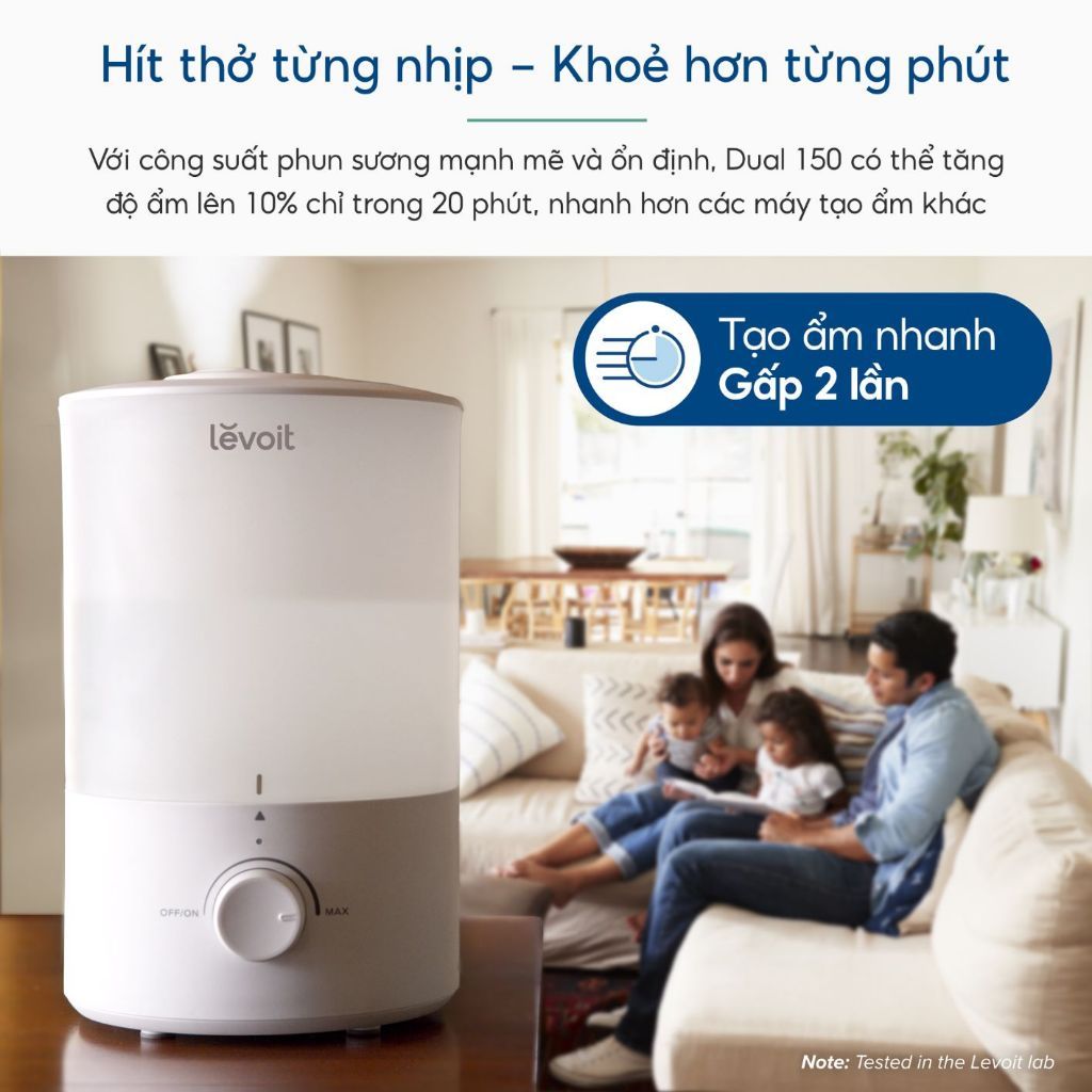  Máy Phun Sương Tạo Ẩm Levoit Dual 150 Ultrasonic 