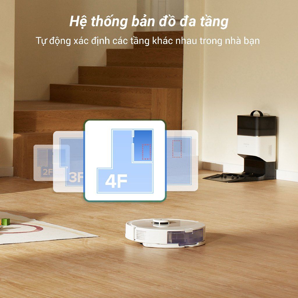  Robot Hút Bụi Lau Nhà Roborock Q8 Max 