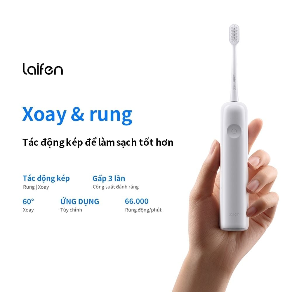  Bàn Chải Điện Laifen Wave ABS 