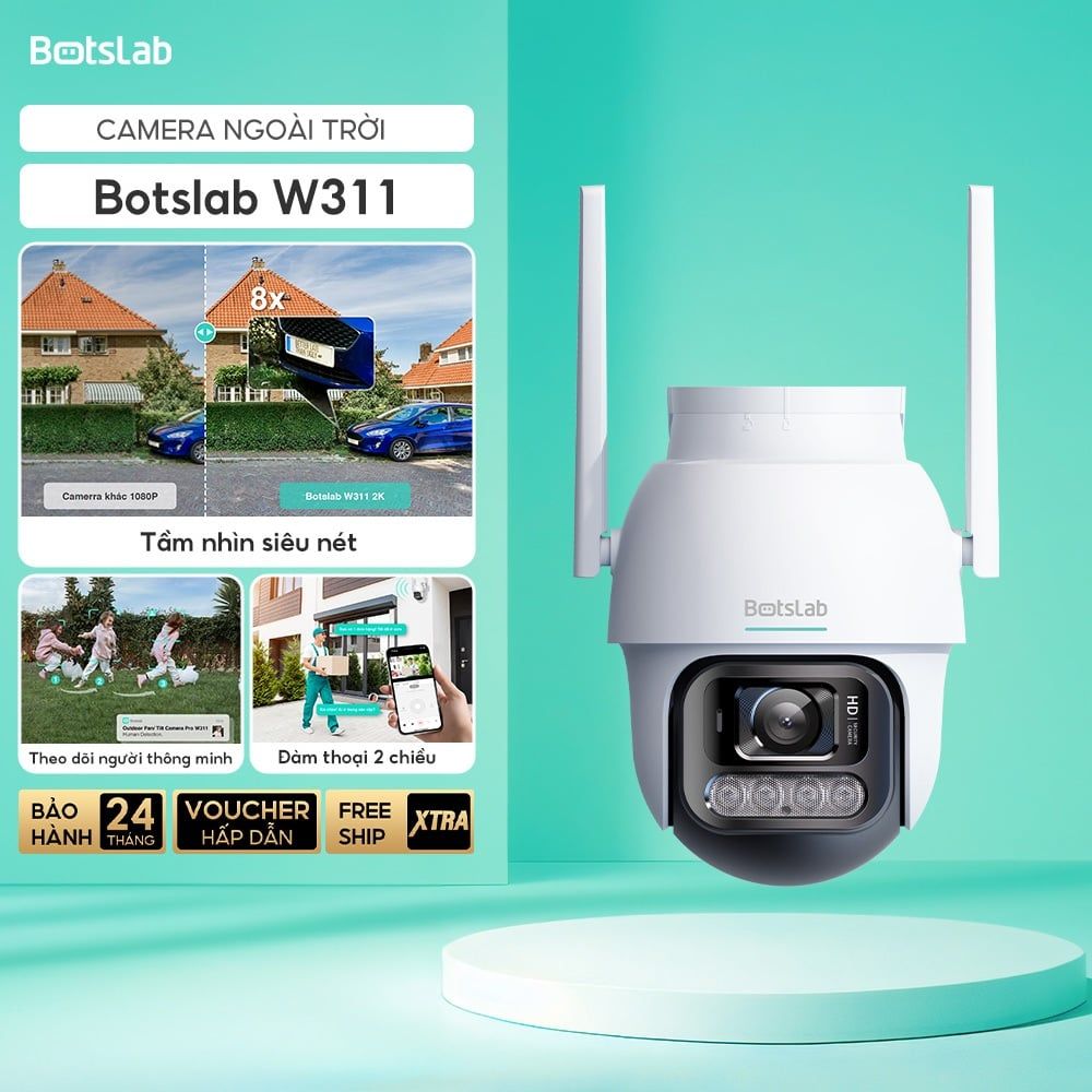  Camera Wifi Ngoài Trời 360 Botslab W311 