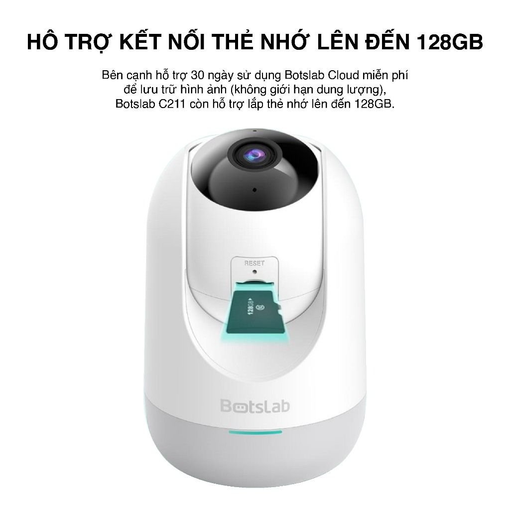  Camera Wifi Trong Nhà Botslab C212 