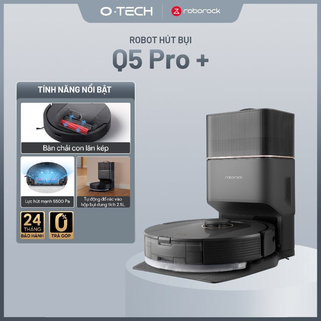 Robot Hút Bụi Lau Nhà Roborock Q5 Pro+ | O-Tech Việt Nam – CÔNG TY