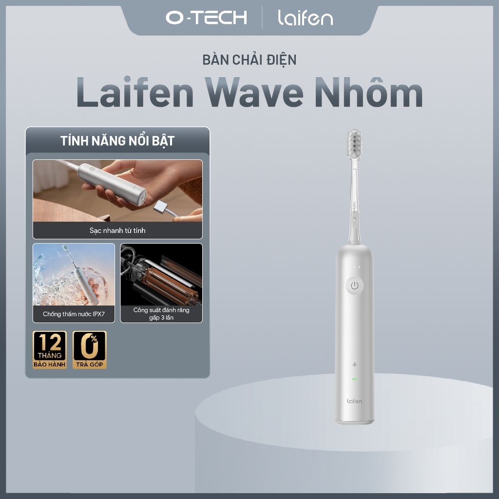  Bàn Chải Điện Laifen Wave Aluminium 