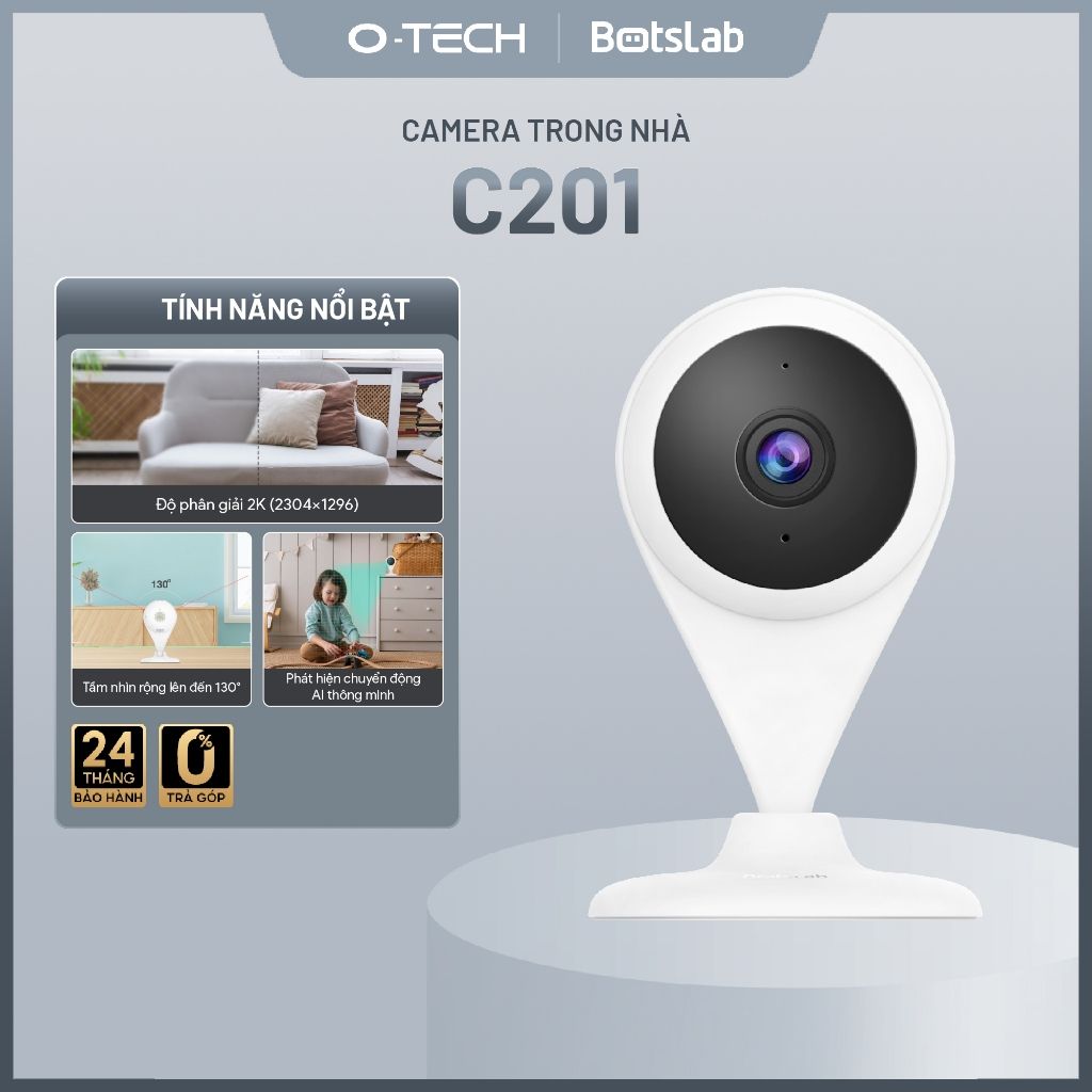  Camera Wifi Trong Nhà Botslab C201 