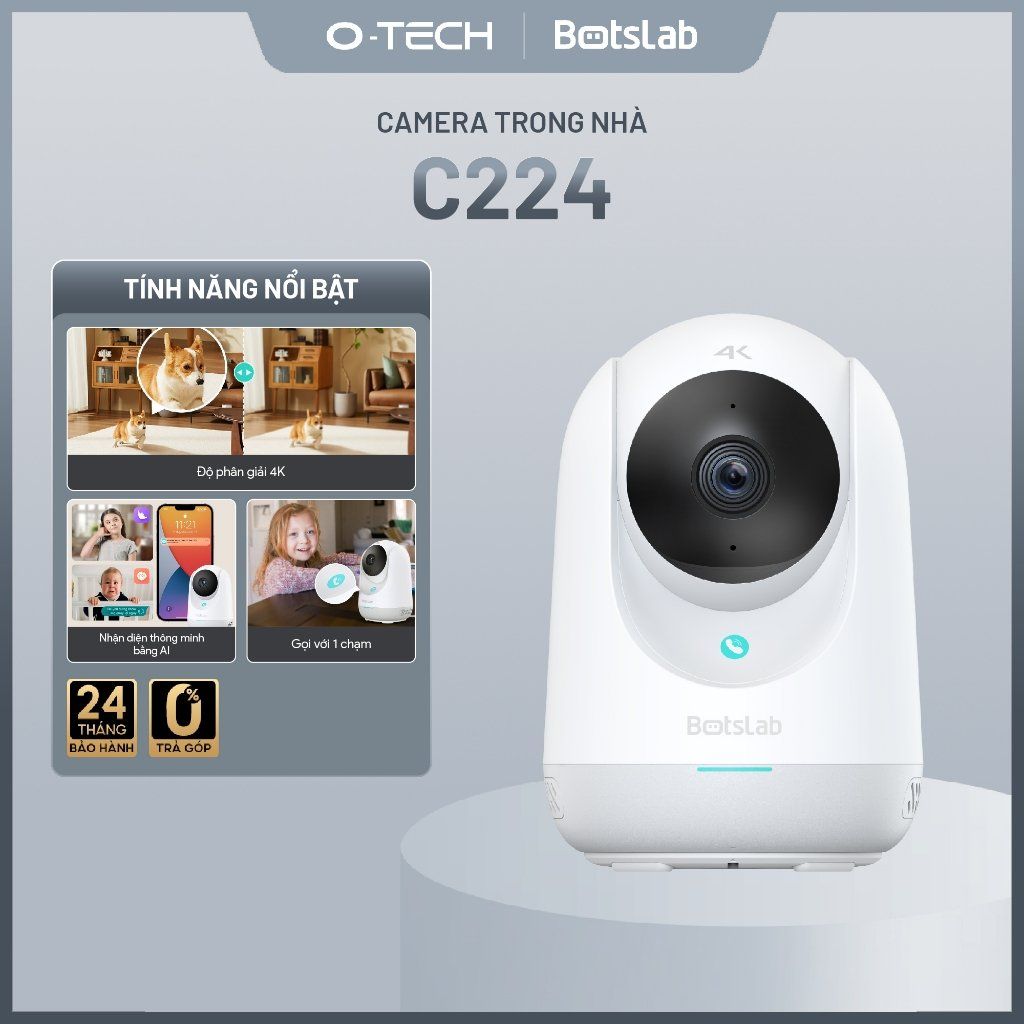  Camera Wifi Trong Nhà Botslab C224 