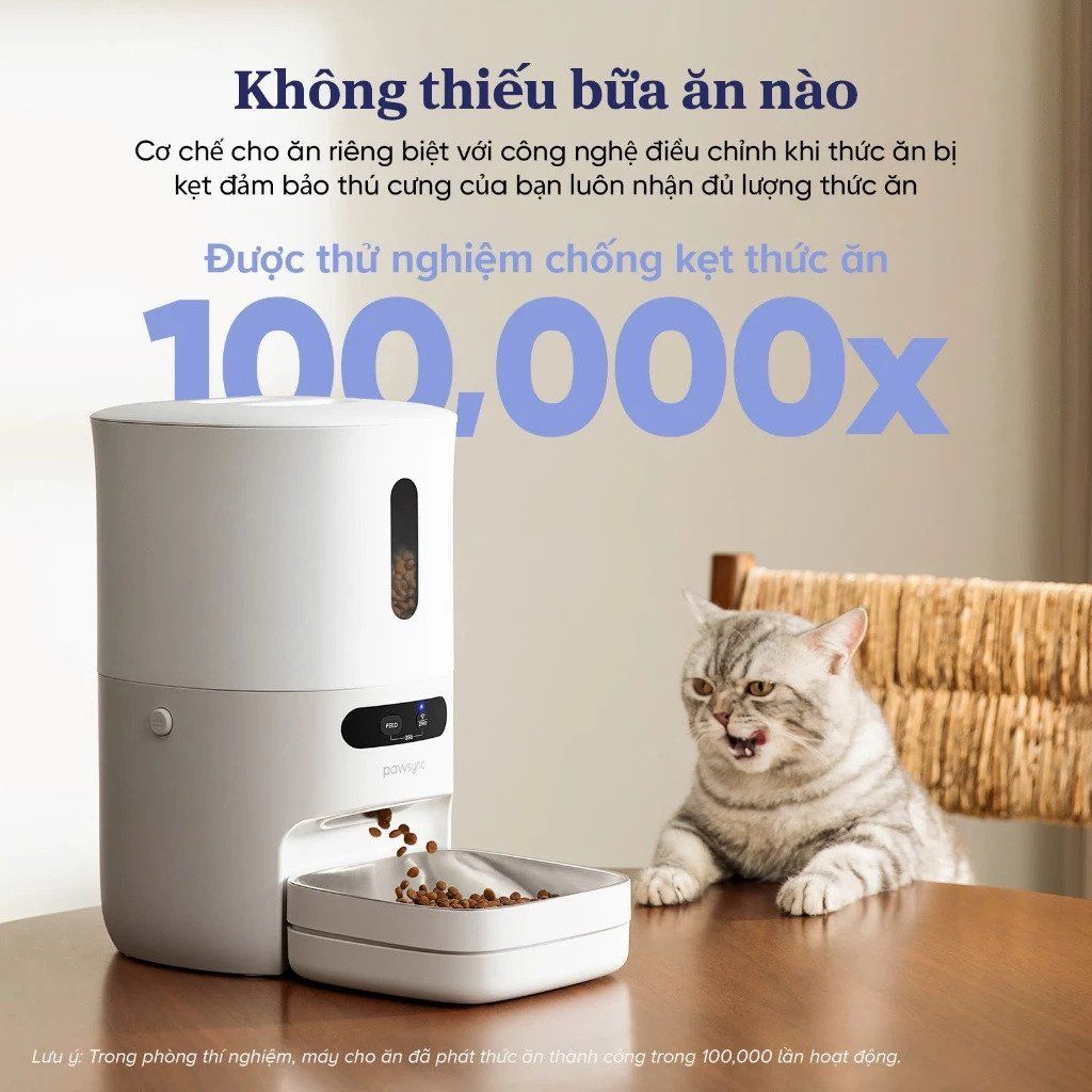  Máy Cho Chó Mèo Ăn Thông Minh Pawsync 