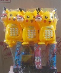 Ống Kẹo Điện Thoại Pin - Pikachu