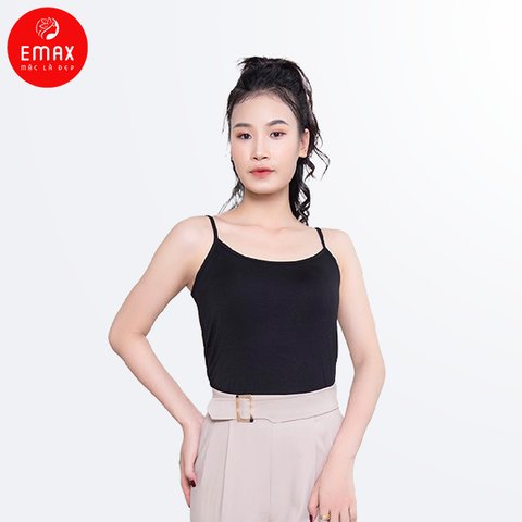 Áo Hai Dây Nữ Cotton Basic Emax