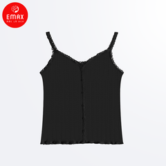 Áo Hai Dây Nữ Cotton Tăm Zen Basic Emax