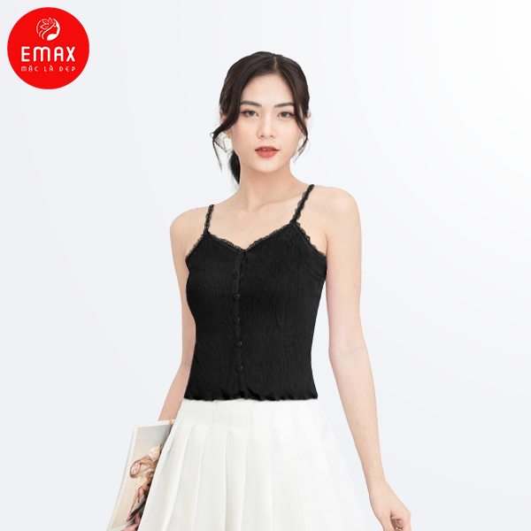 Áo Hai Dây Nữ Cotton Tăm Zen Basic Emax
