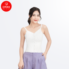 Áo Hai Dây Nữ Cotton Tăm Zen Basic Emax