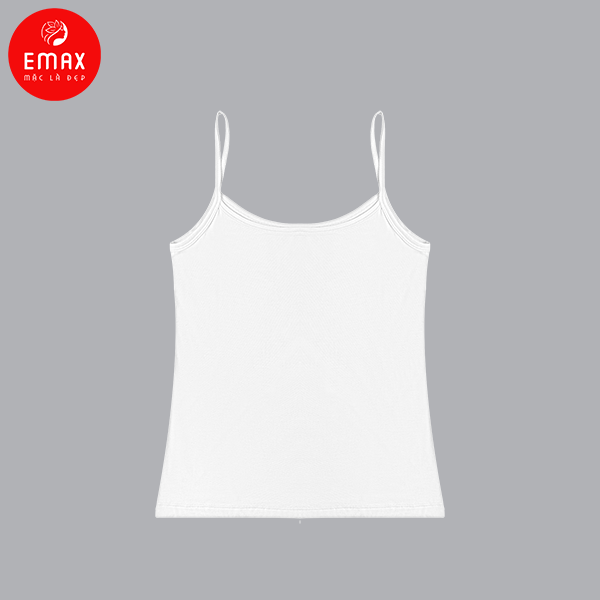 Áo Hai Dây Nữ Cotton Basic Emax