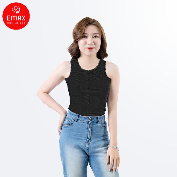 Áo Ba Lỗ Nữ Cotton Tăm Zen Basic Emax