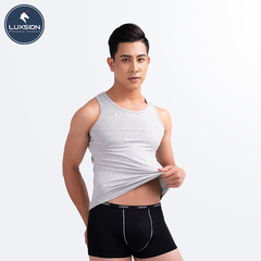 Áo Ba Lỗ Cotton Nam Sợi Tre Bản Nách To Luxsion Basic