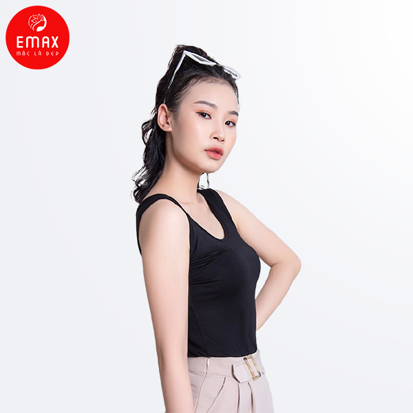 Áo Ba Lỗ Nữ Cotton Basic Emax