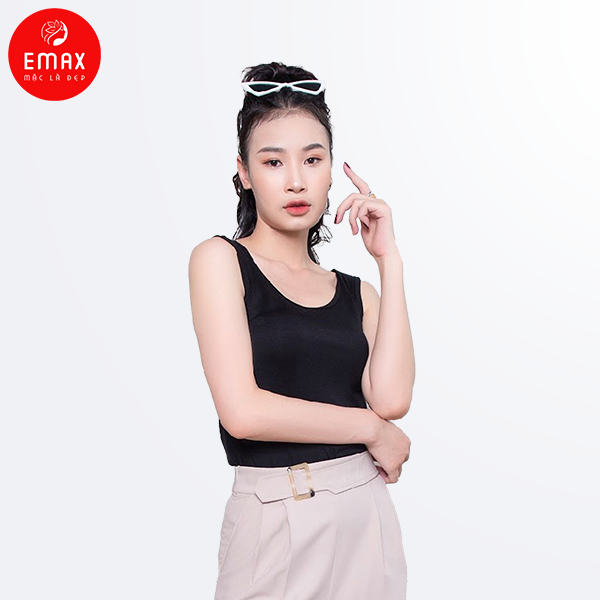 Áo Ba Lỗ Nữ Cotton Basic Emax