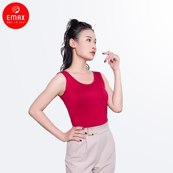 Áo Ba Lỗ Nữ Cotton Basic Emax