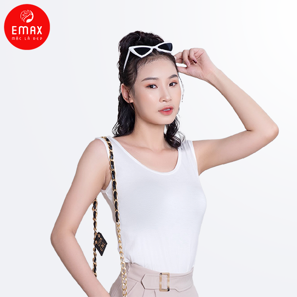 Áo Ba Lỗ Nữ Cotton Basic Emax