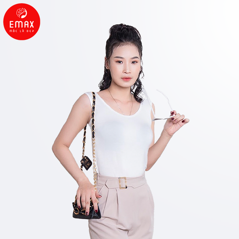 Áo Ba Lỗ Nữ Cotton Basic Emax