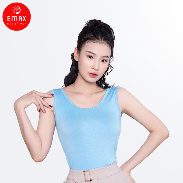 Áo Ba Lỗ Nữ Cotton Basic Emax