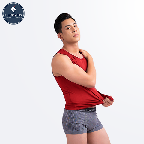 Áo Ba Lỗ Cotton Nam Sợi Tre Luxsion Basic