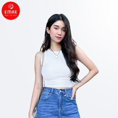 Áo Ba Lỗ Nữ Sát Nách Croptop Cotton Emax