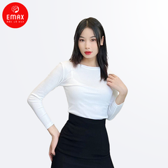 Áo Giữ Nhiệt Nữ Cotton Tăm Basic Emax