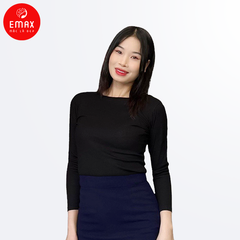 Áo Giữ Nhiệt Nữ Cotton Tăm Basic Emax