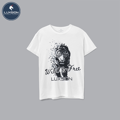 Áo Thun Cotton Nam Hình Hổ Luxsion Cá Tính