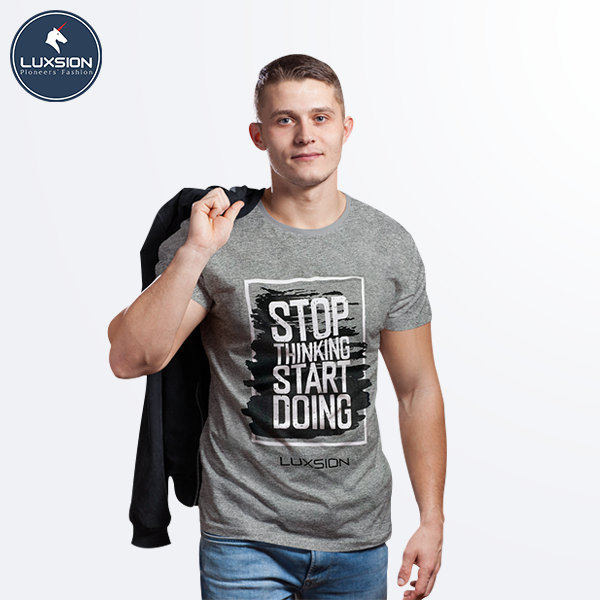 Áo Thun Cotton Nam Hình Hổ Luxsion Cá Tính