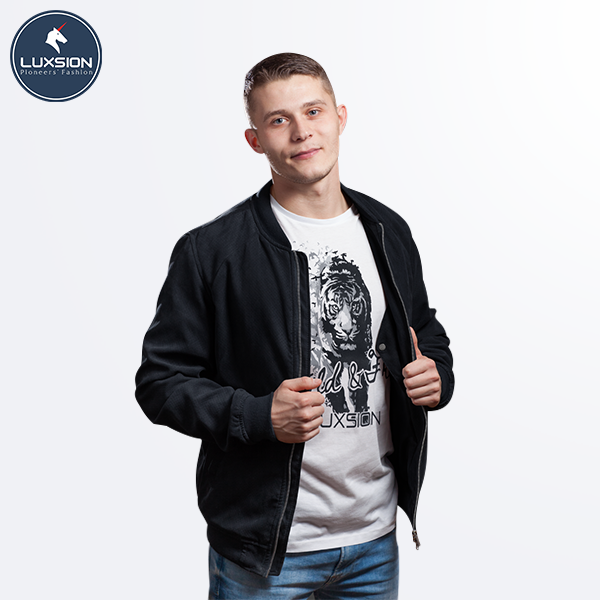 Áo Thun Cotton Nam Hình Hổ Luxsion Cá Tính