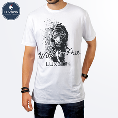 Áo Thun Cotton Nam Hình Hổ Luxsion Cá Tính