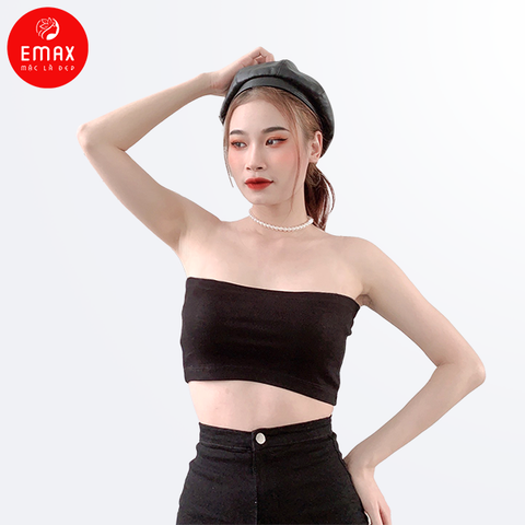 Áo Ống Không Dây Nữ Cotton Basic Emax
