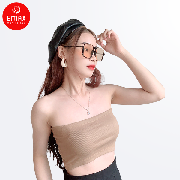 Áo Ống Không Dây Nữ Cotton Basic Emax