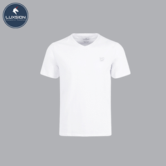 Áo Thun Cotton Nam Cổ Tim Luxsion Basic