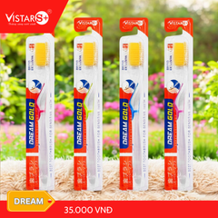 Bàn Chải Đánh Răng BC Dream - Nano Gold Mềm Mại Vistar