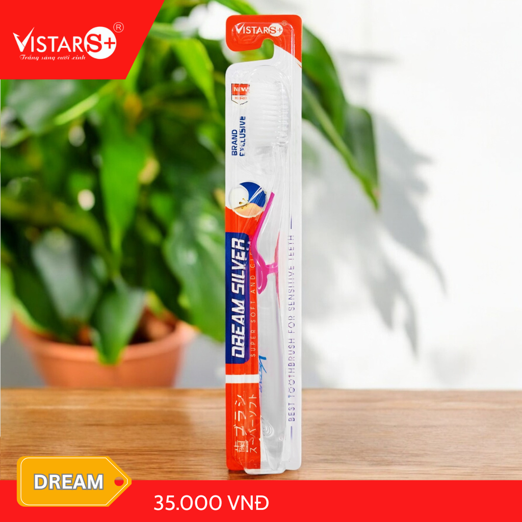 Bàn Chải Đánh Răng BC Dream - Nano Silver Mềm Mại Vistar