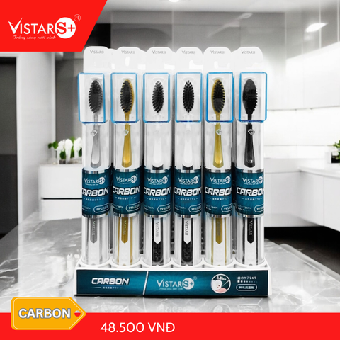 Bàn Chải Đánh Răng Carbon Kháng Khuẩn Vistar